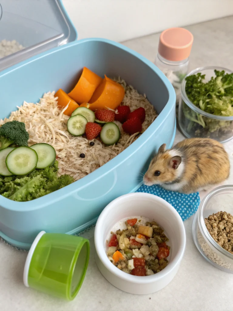 طريقة رعاية هامستر صغير