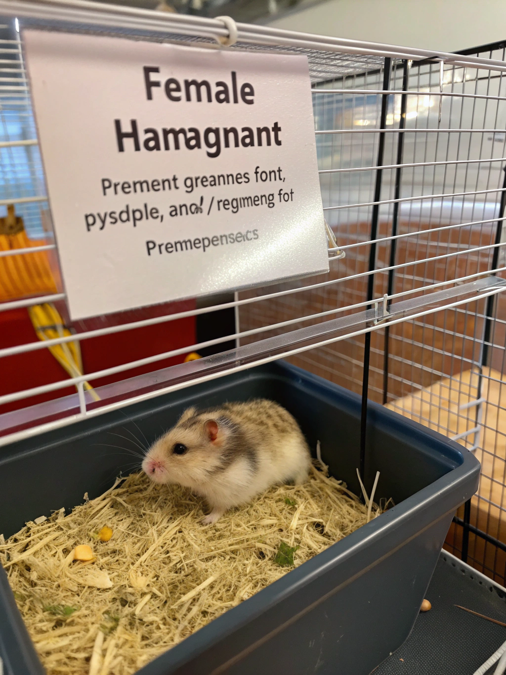 كيف تعرف إذا كانت أنثى الهامستر حامل