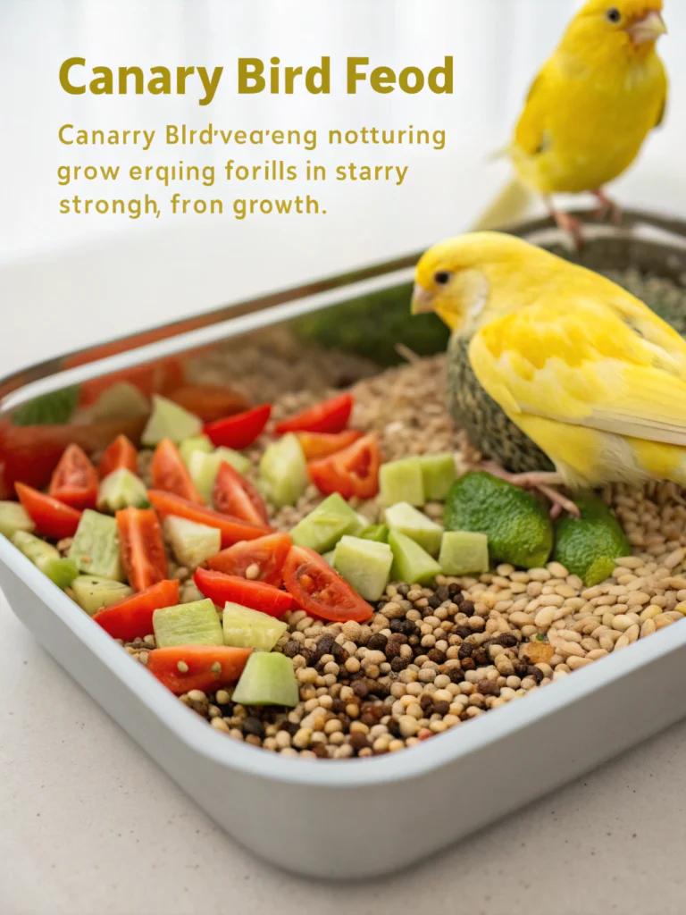 طريقة تغذية فراخ الكناري