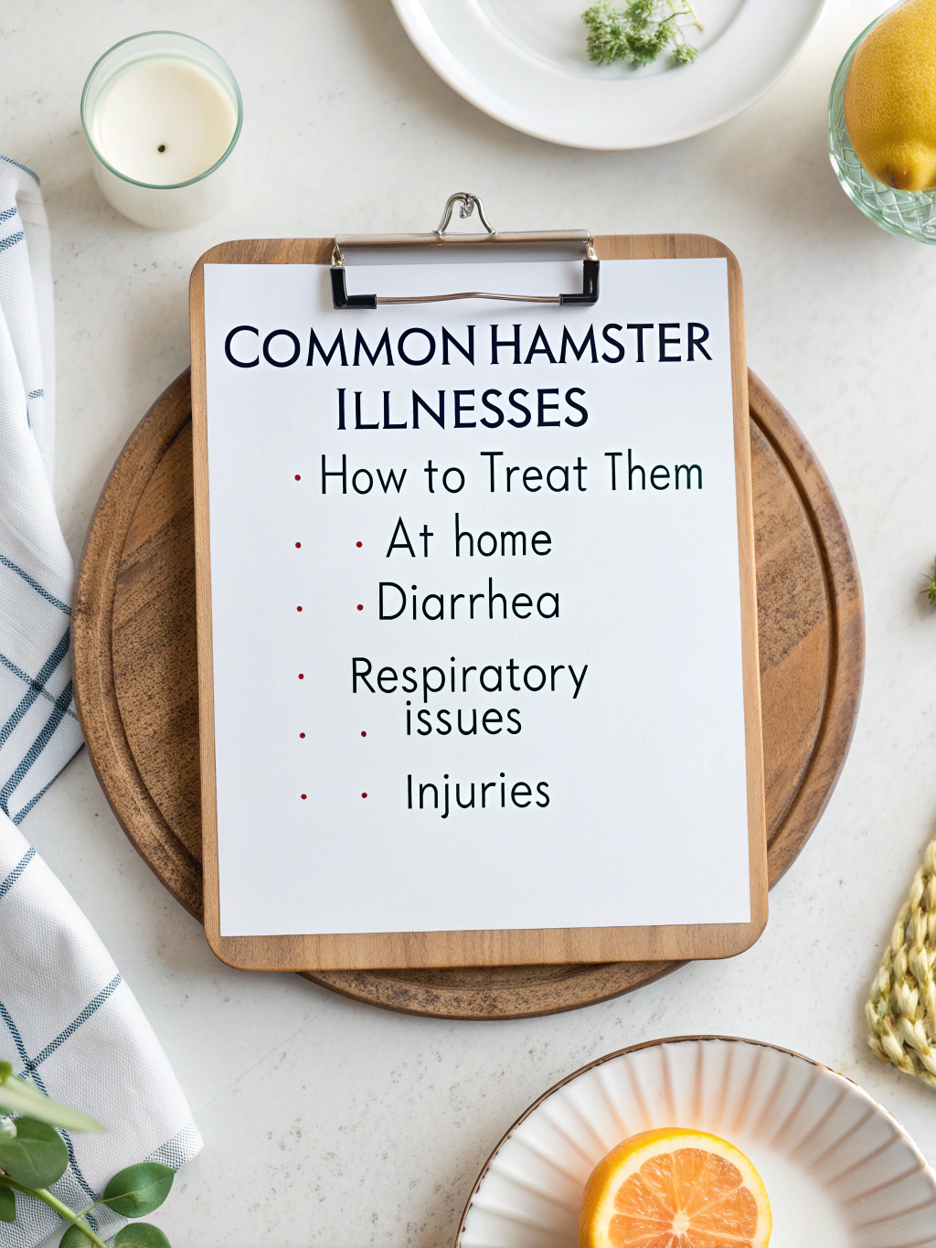 أمراض الهامستر الشائعة