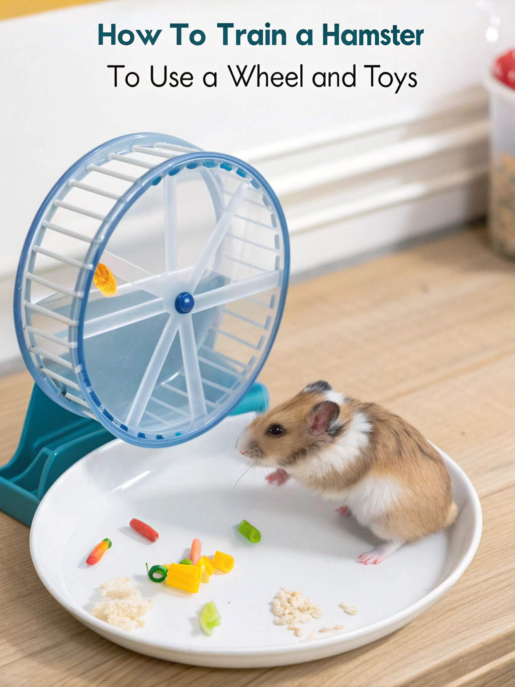 كيف تدرب هامسترك على العجلة والألعاب