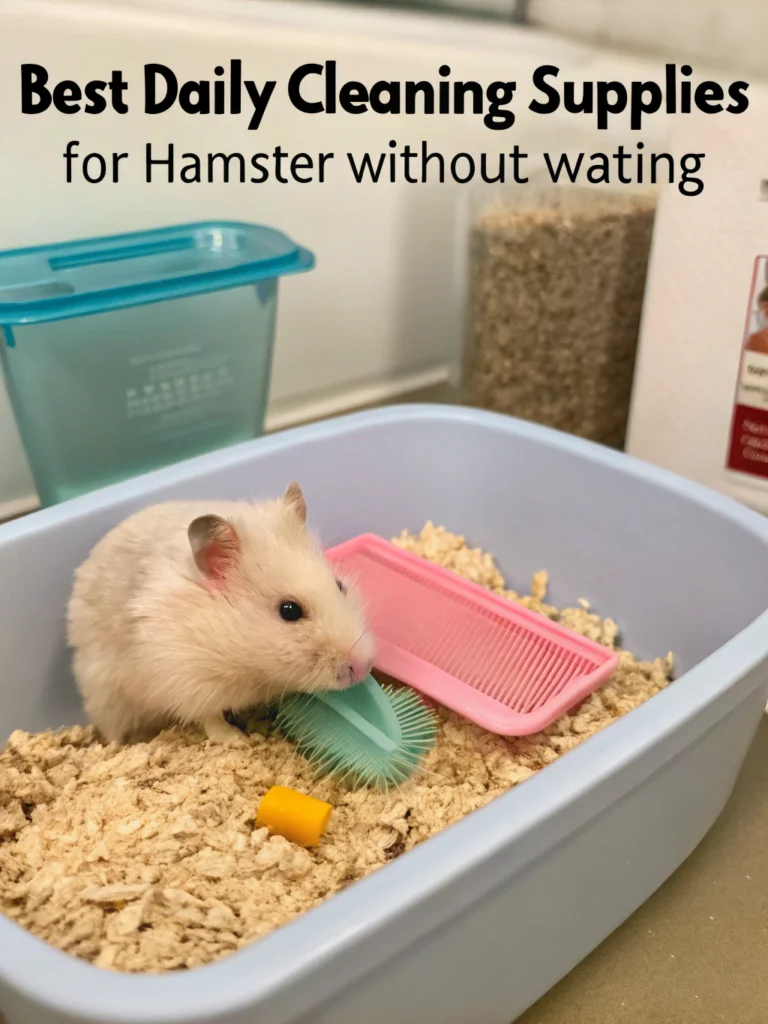 أفضل طرق نظافة الهامستر