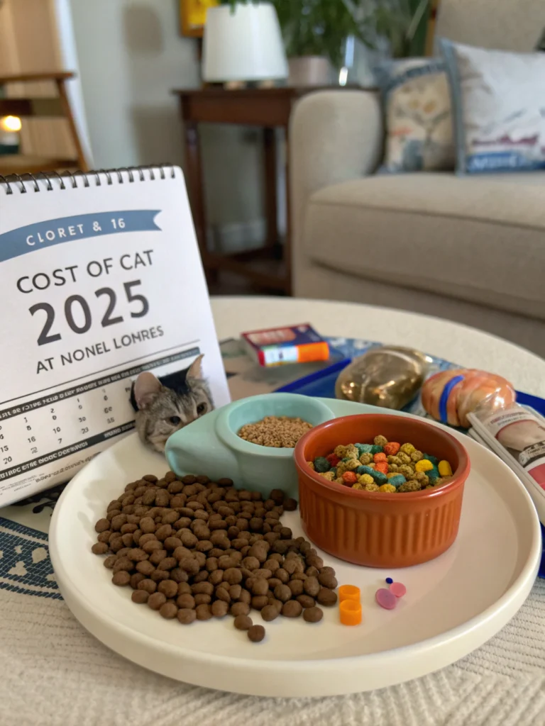 كم تكلفة تربية قطة في المنزل