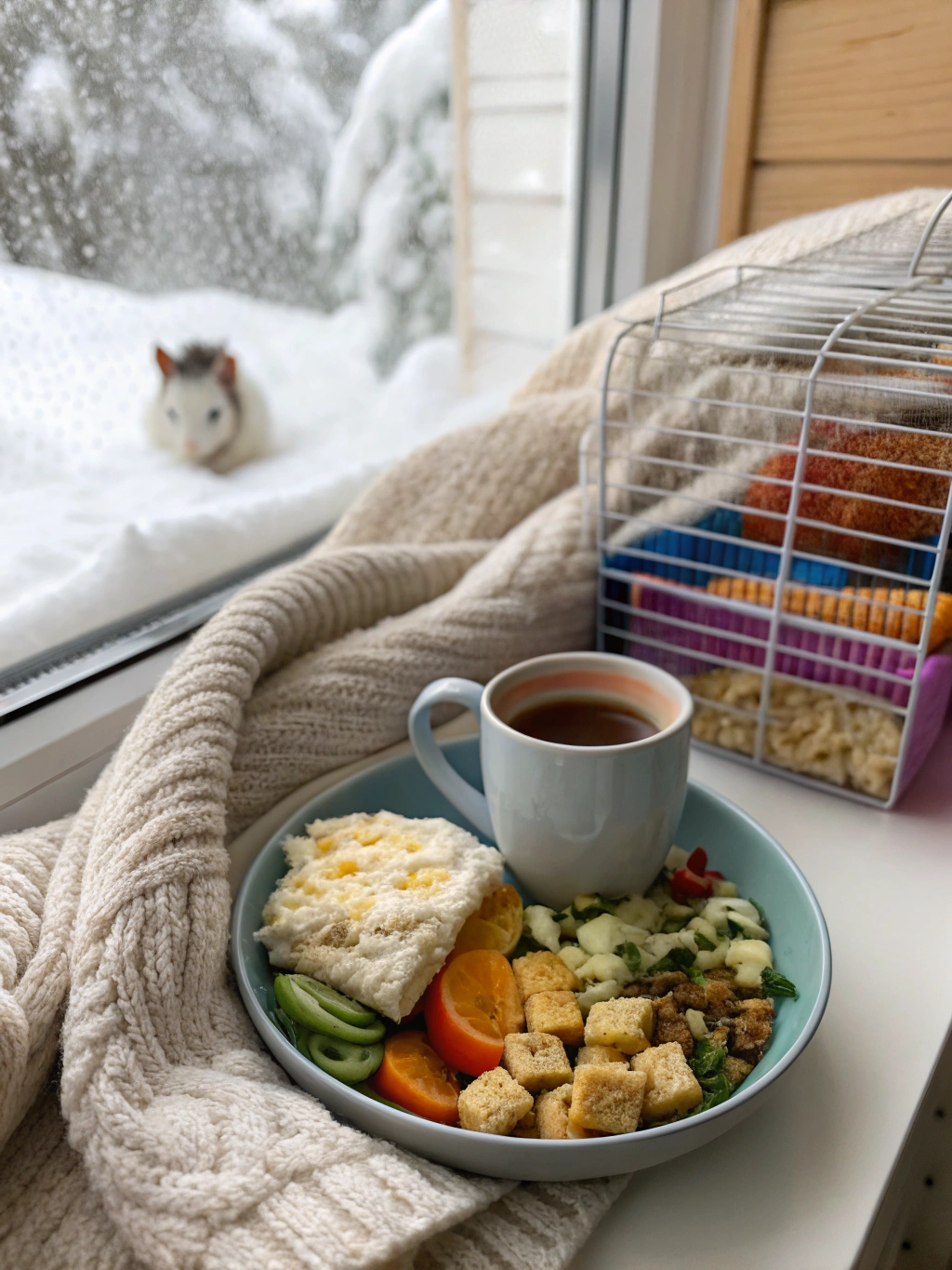 كيف تحمي هامسترك من البرد