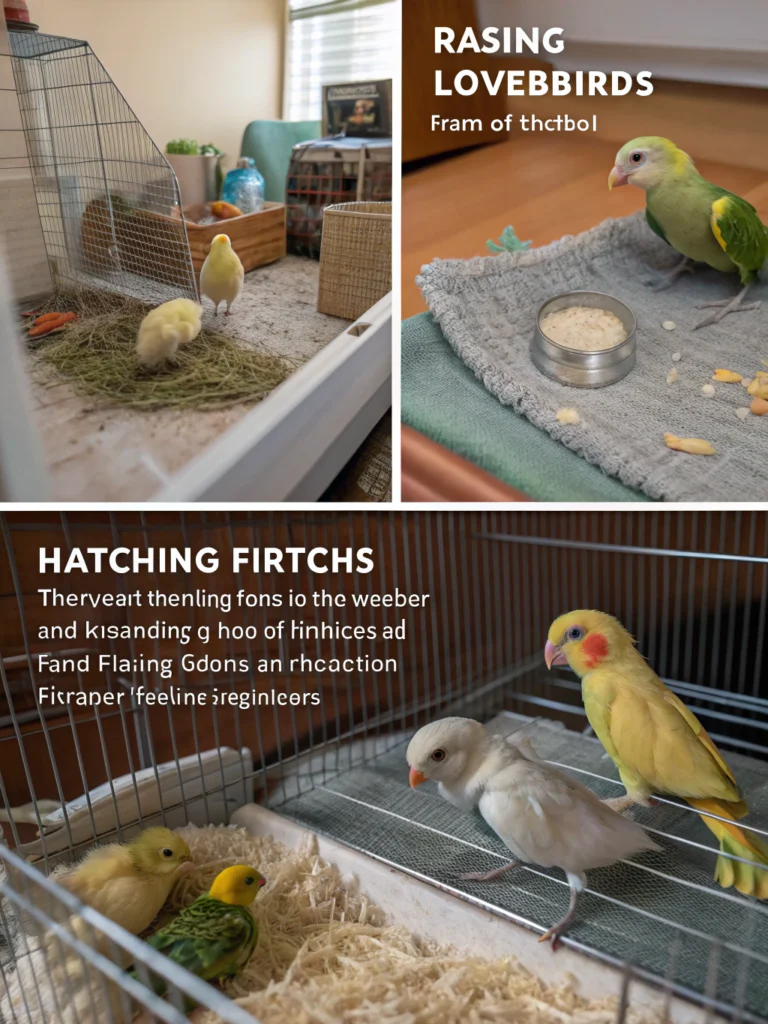 تربية طيور الفيشر في المنزل