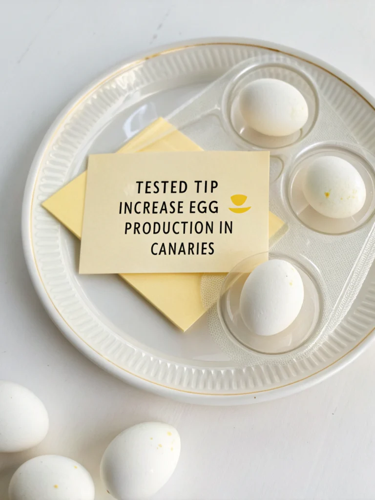 كيف تزيد إنتاج البيض في الكناري
