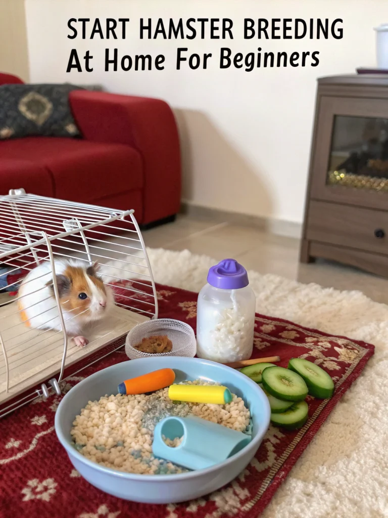 كيف تبدأ تربية الهامستر