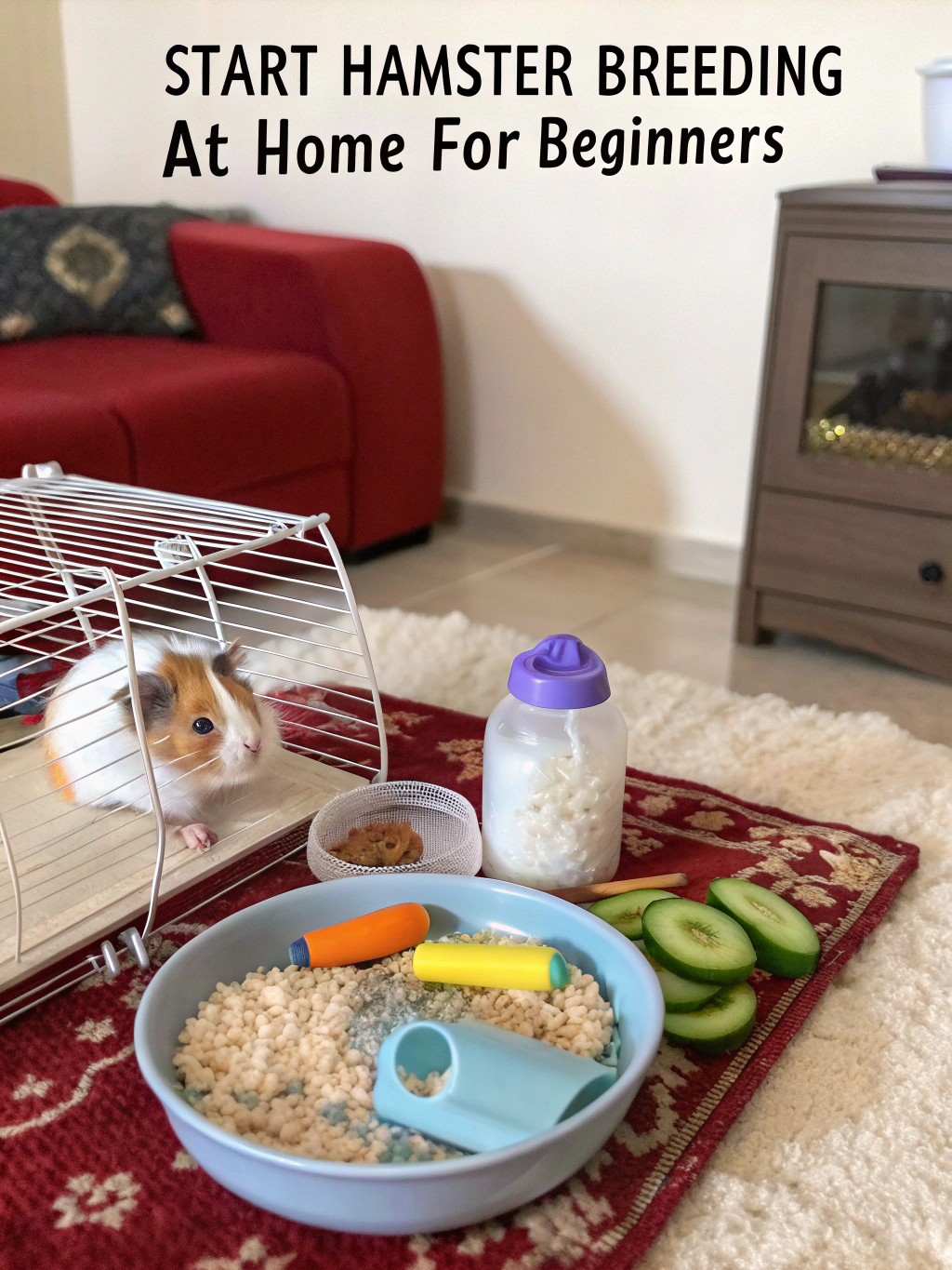 كيف تبدأ تربية الهامستر