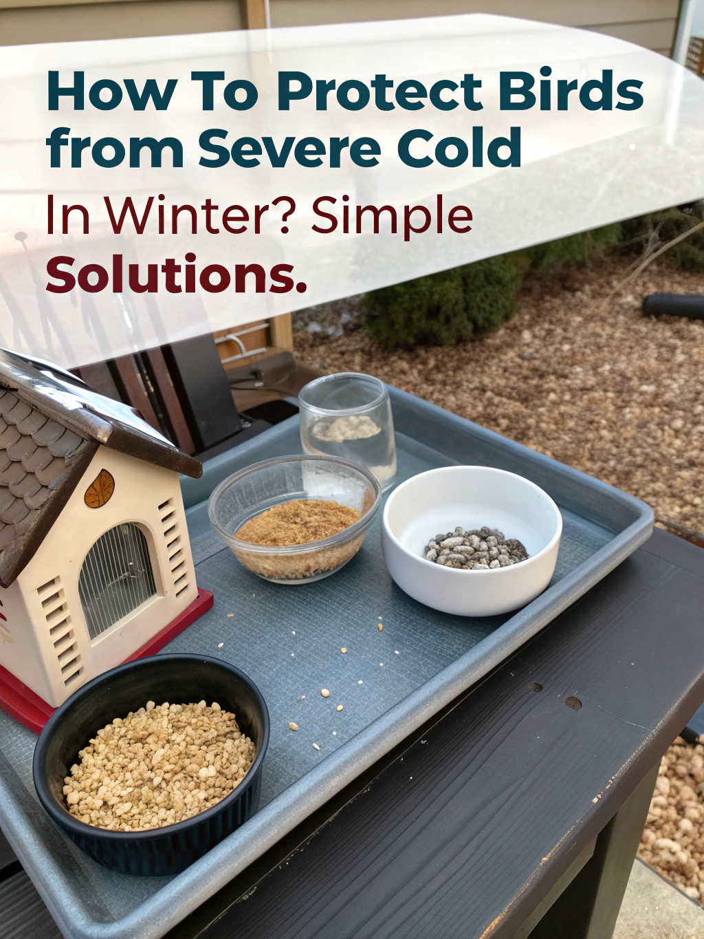 كيف تحمي طيورك من البرد