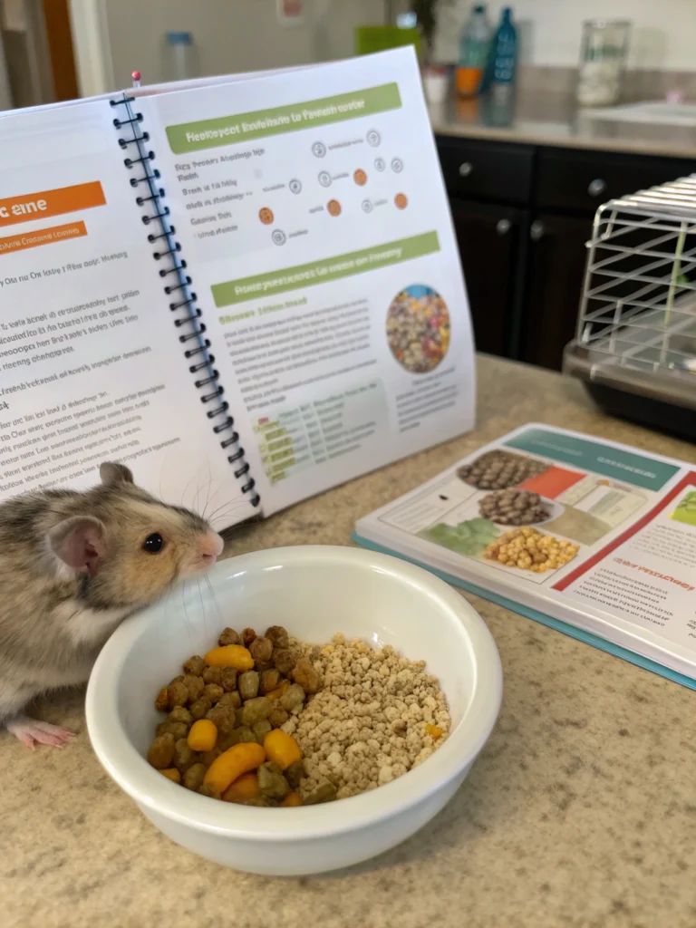 دليلك الشامل لتغذية الهامستر