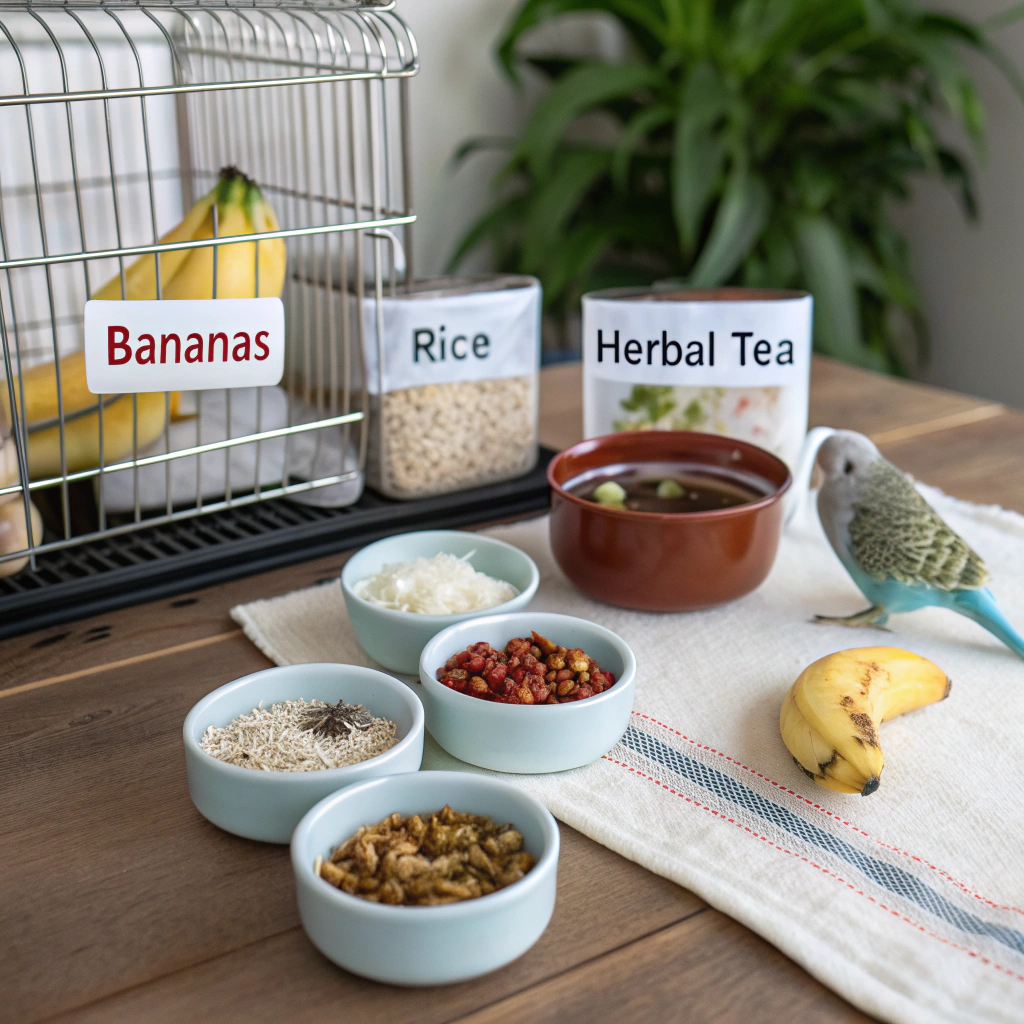 علاج إسهال طيور الزينة في المنزل 