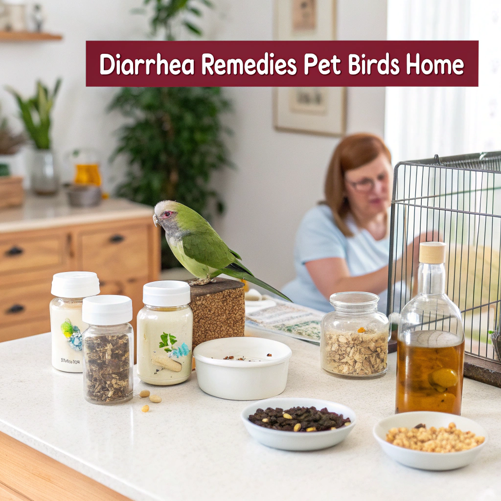 علاج إسهال طيور الزينة في المنزل