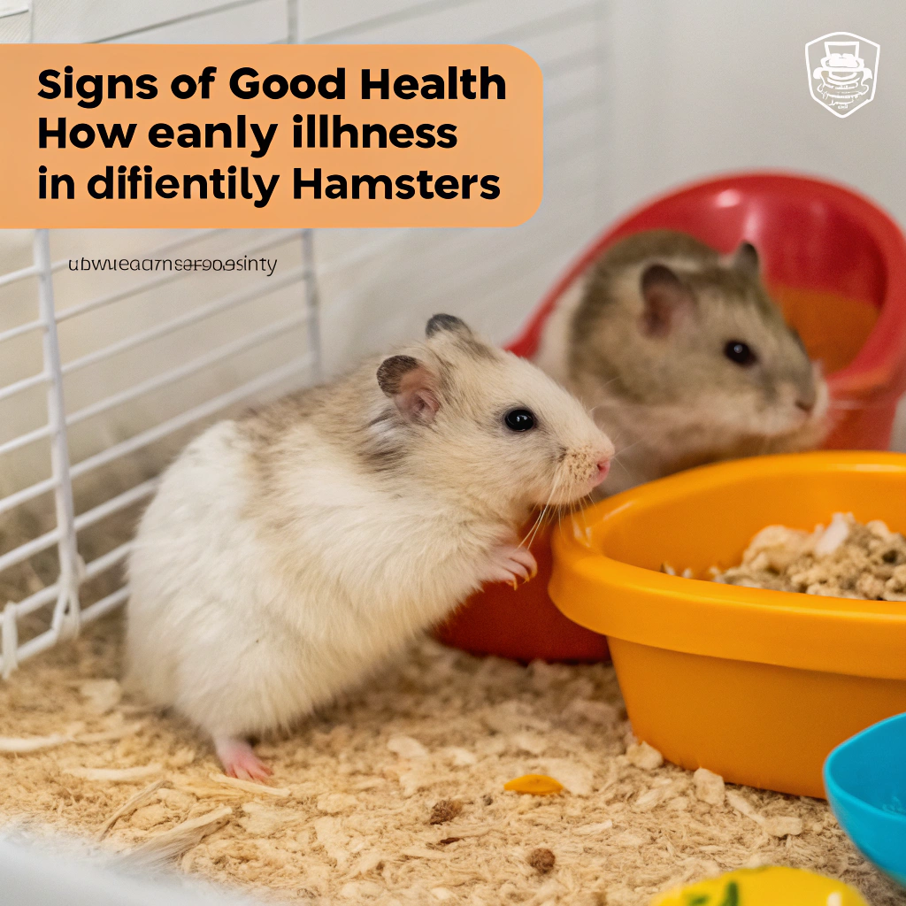 علامات صحة الهامستر